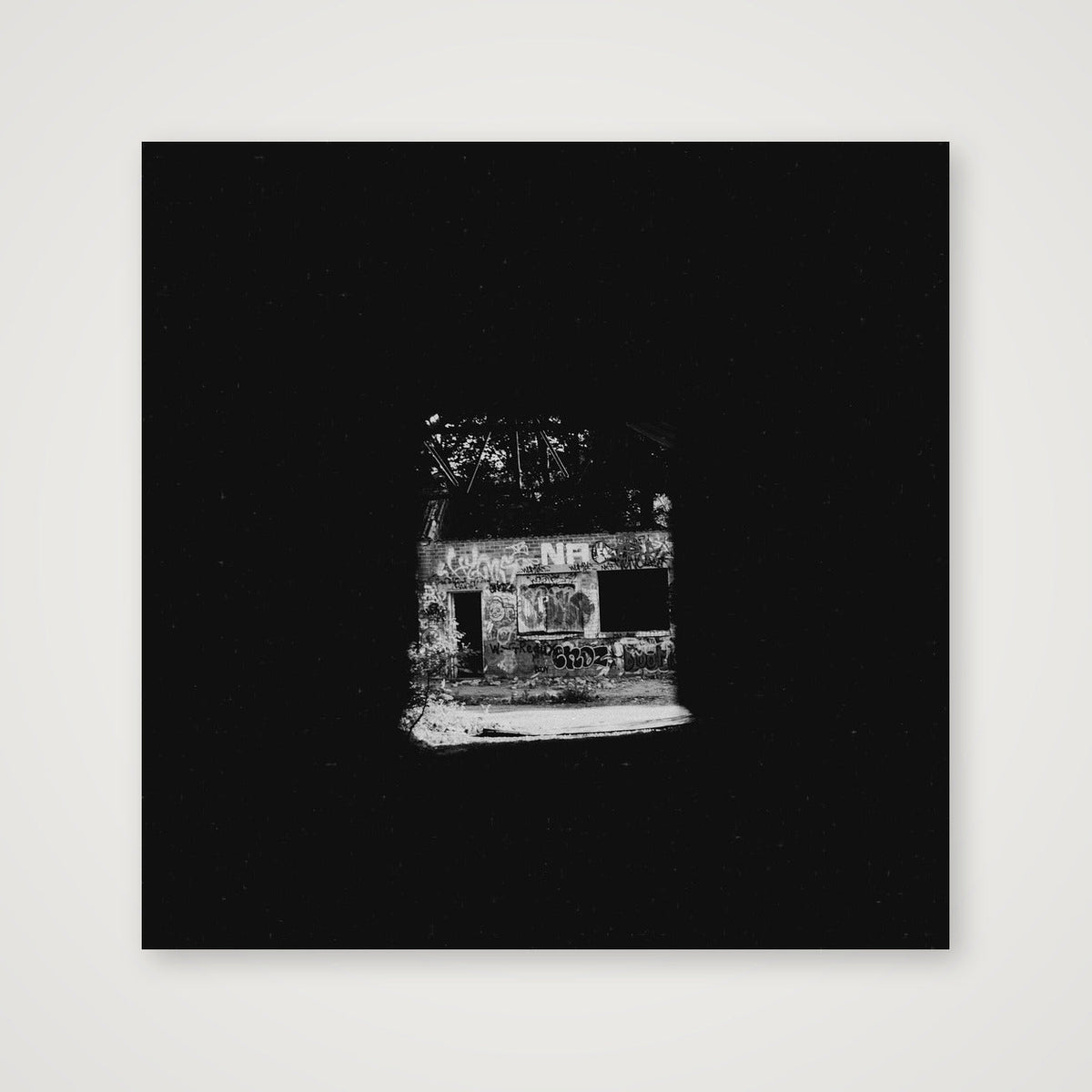 t h r o u g h — 40×40cm, 16×16" Print only